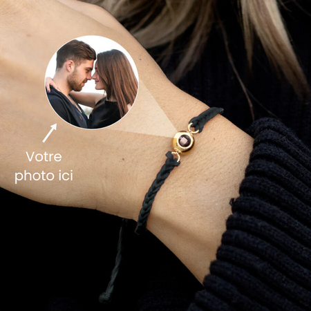 Bracelet Tissé Avec Une Image Personnalisée