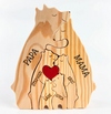 Personalized wooden art puzzle