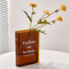 Book Shaped Acrylic Vase