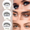 Reusable self-adhesive eyelashes