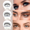 Reusable self-adhesive eyelashes